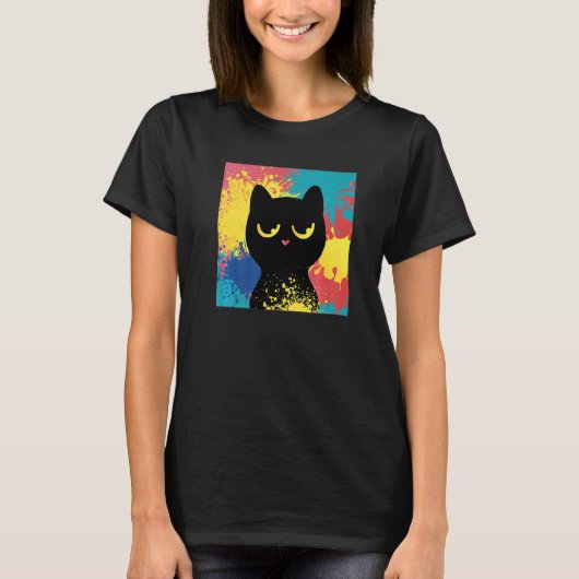 Schattige Kat T-shirt (Voorkant)