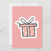 Schattige kat-thema eerste meisje verjaardag kaart (Achterkant)