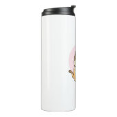 schattige kat thermosbeker (Gedraaid links)