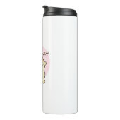 schattige kat thermosbeker (Geroteerd rechts)