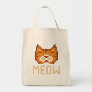 schattige kat tote bag