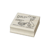 Schattige Kat Uit de Bibliotheek Van Rubberstempel (Stempel)