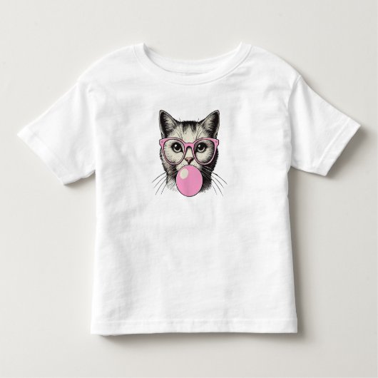 Schattige kat voor vrouwen Funny Cat Love Kinder Shirts (Voorkant)