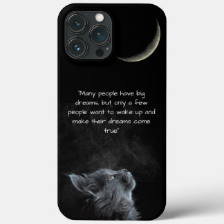 schattige kat, Wijsheid halve maan Case-Mate iPhone Case