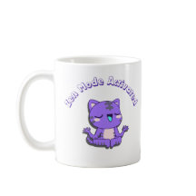 schattige kat, zen mode, zen cat