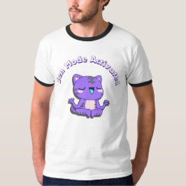 schattige kat, zen mode, zen cat t-shirt