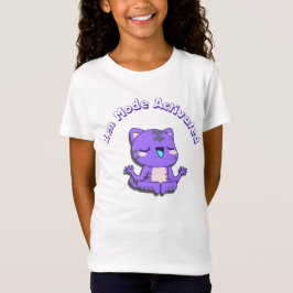schattige kat, zen mode, zen cat t-shirt
