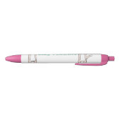 Schattige kat zwarte inkt pen (Bodem)