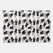 Schattige katholieke nonnen theedoek (Horizontaal)