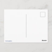 Schattige katje in Art Nouveau stijl Briefkaart (Achterkant)