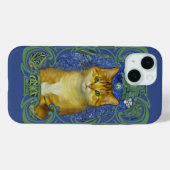 Schattige katje in  Art Nouveau stijl Case-Mate iPhone Case (Achterkant (horizontaal))