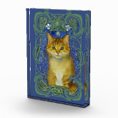 Schattige katje in  Art Nouveau stijl Fotoblokken (Rechts)