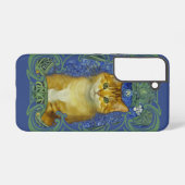 Schattige katje in Art Nouveau stijl Samsung Galaxy Hoesje (Achterkant horizontaal)