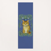 Schattige katje in Art Nouveau stijl Yogamat (Voorkant)