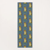 Schattige katje in Art Nouveau stijl Yogamat (Achterkant)