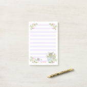 Schattige katjes in een emmer post-it® notes (Op bureau)