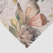  schattige katjes zittend Botanisch rustiek Tissuepapier (Detail)