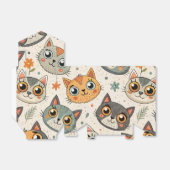 Schattige Katten Bedankdoosjes (Uitgevouwen)