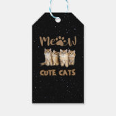 Schattige Katten Cadeaulabel (Voorkant)