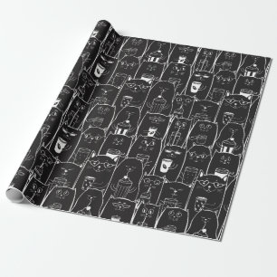 Schattige katten cadeaupapier