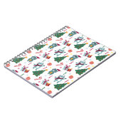 Schattige katten en kerst notitieboek (Linkerzijde)