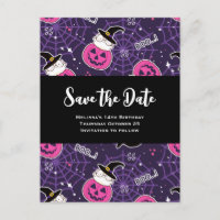 Schattige katten en pompoenen Halloween-patroon ve