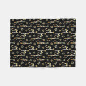 Schattige katten fleece deken (Voorkant (Horizontaal))