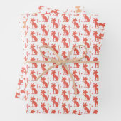 schattige katten inpakpapier vel (In situ)