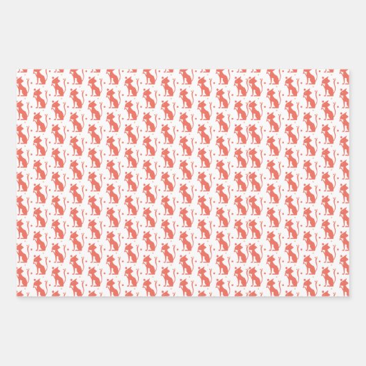 schattige katten inpakpapier vel (Voorkant)