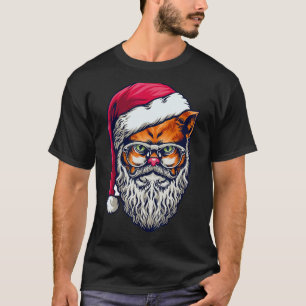 Schattige Katten Kerst Liefhebbers Grappige Lelijk T-shirt