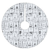 Schattige katten kerstboom rok (Voorkant)