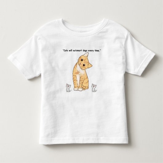 schattige katten kinder shirts (Voorkant)