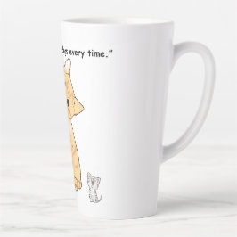 schattige katten latte mok