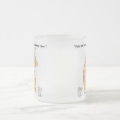 schattige katten matglas koffiemok (Center)