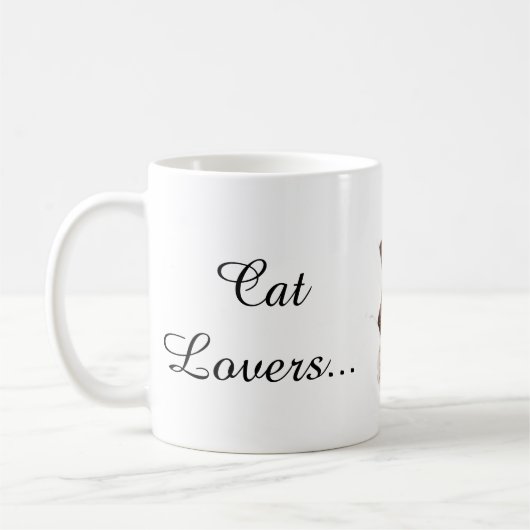Schattige katten mok (Links)
