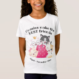 Schattige katten neven maken de beste vrienden op  t-shirt