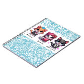 schattige katten notitieboek (Linkerzijde)