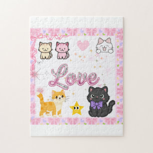 schattige katten puzzel