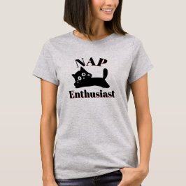 Schattige Katten Slaapfan T-shirt