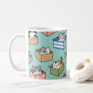 Schattige katten Verzamel ze allemaal Koffiemok