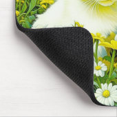 Schattige katten zitten in een veld van Daisies Muismat (Hoek)