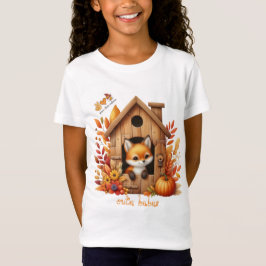 schattige kattenbabes Autumn Fox T-shirt