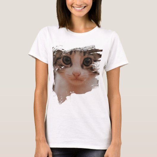 Schattige kattencadeaus t-shirt (Voorkant)