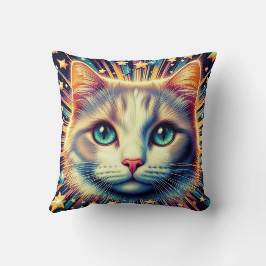 Schattige kattenkussen! kussen (Achterkant)