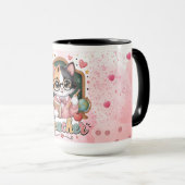 Schattige Kattenleraar Cadeau Mok (Voorkant rechts)