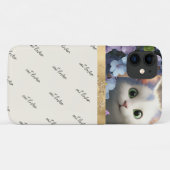 Schattige kattenliefhebber Case-Mate iPhone case (Achterkant (horizontaal))