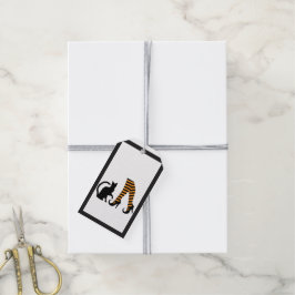 Schattige Kattenliefhebber & Huisdier Ouder Cadeaulabel