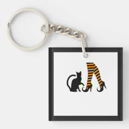 Schattige Kattenliefhebber & Huisdier Ouder Sleutelhanger