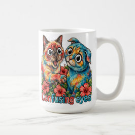 Schattige Kattenliefhebber Kat Grappige Siamese &  Koffiemok