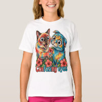 Schattige Kattenliefhebber Kat Grappige Siamese &